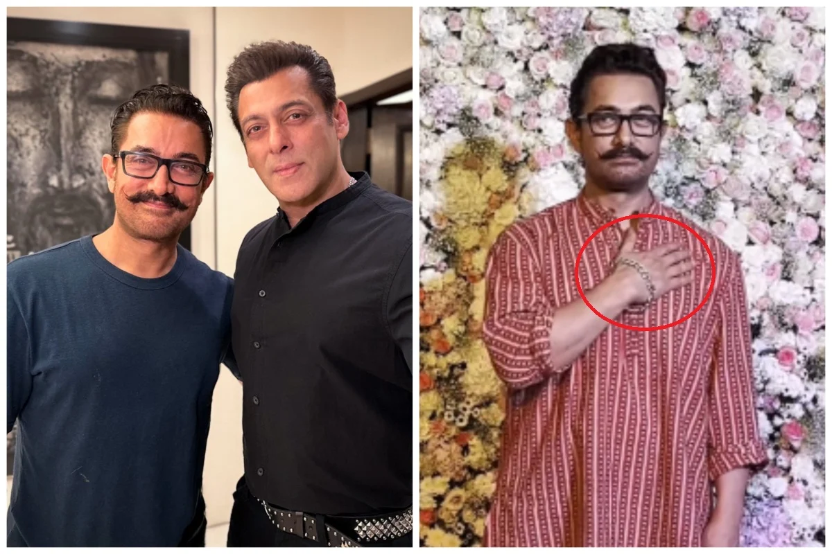 सलमान खान ने अपना लकी ब्रेस लेट आमिर खान को दे दिया!