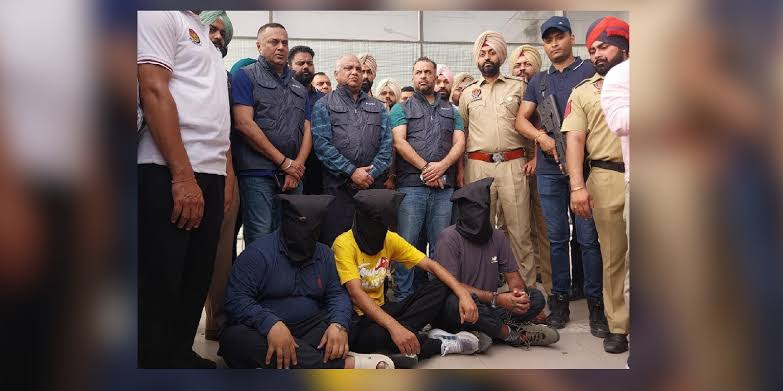 पंजाब पुलिस AGFT और केंद्रीय एजेंसीयो ने गैंगस्टर सोनू खत्री के 3 शुटरो को गिरफ्तार किया.